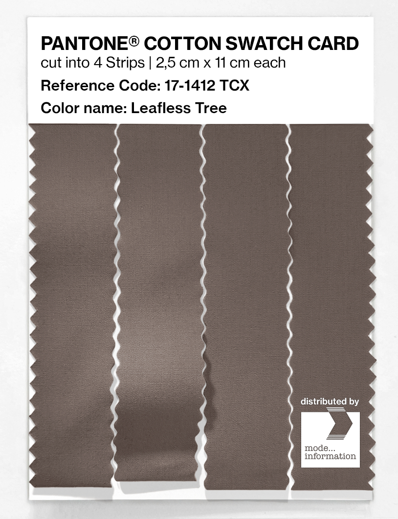 Artikelbild 3 des Artikels “PANTONE® COTTON SWATCH CARD 17-1412 TCX Leafless Tree “