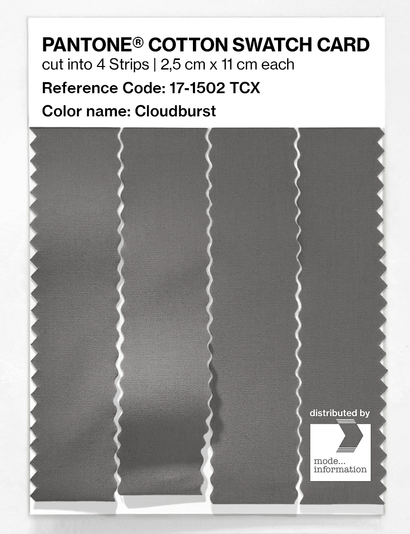 Product image 3 of the product “PANTONE® COTTON SWATCH CARD 17-1502 TCX Cloudburst ”