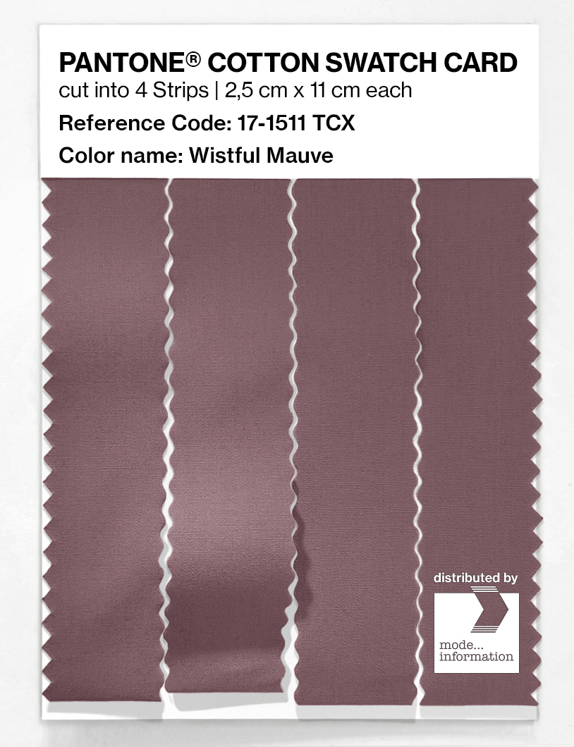 Artikelbild 3 des Artikels “PANTONE® COTTON SWATCH CARD 17-1511 TCX Wistful Mauve “
