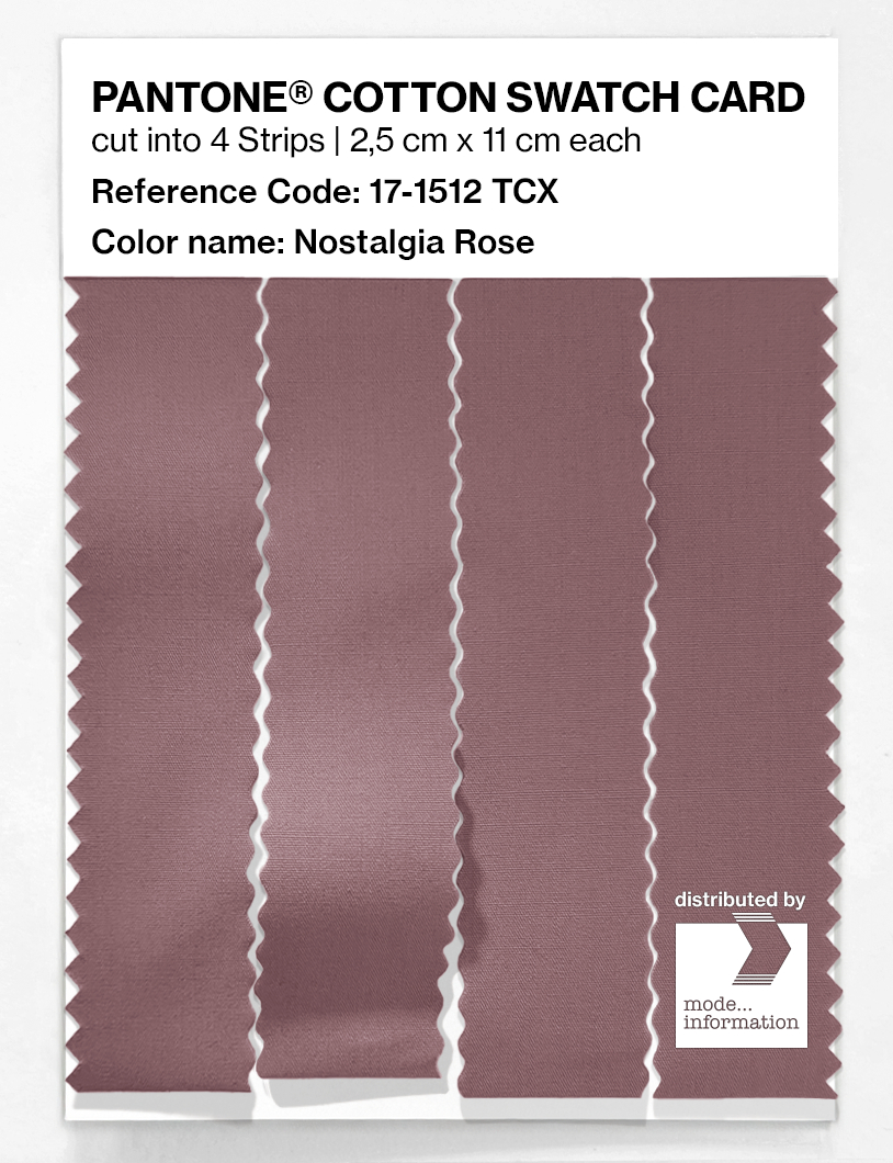 Artikelbild 3 des Artikels “PANTONE® COTTON SWATCH CARD 17-1512 TCX Nostalgia Rose “