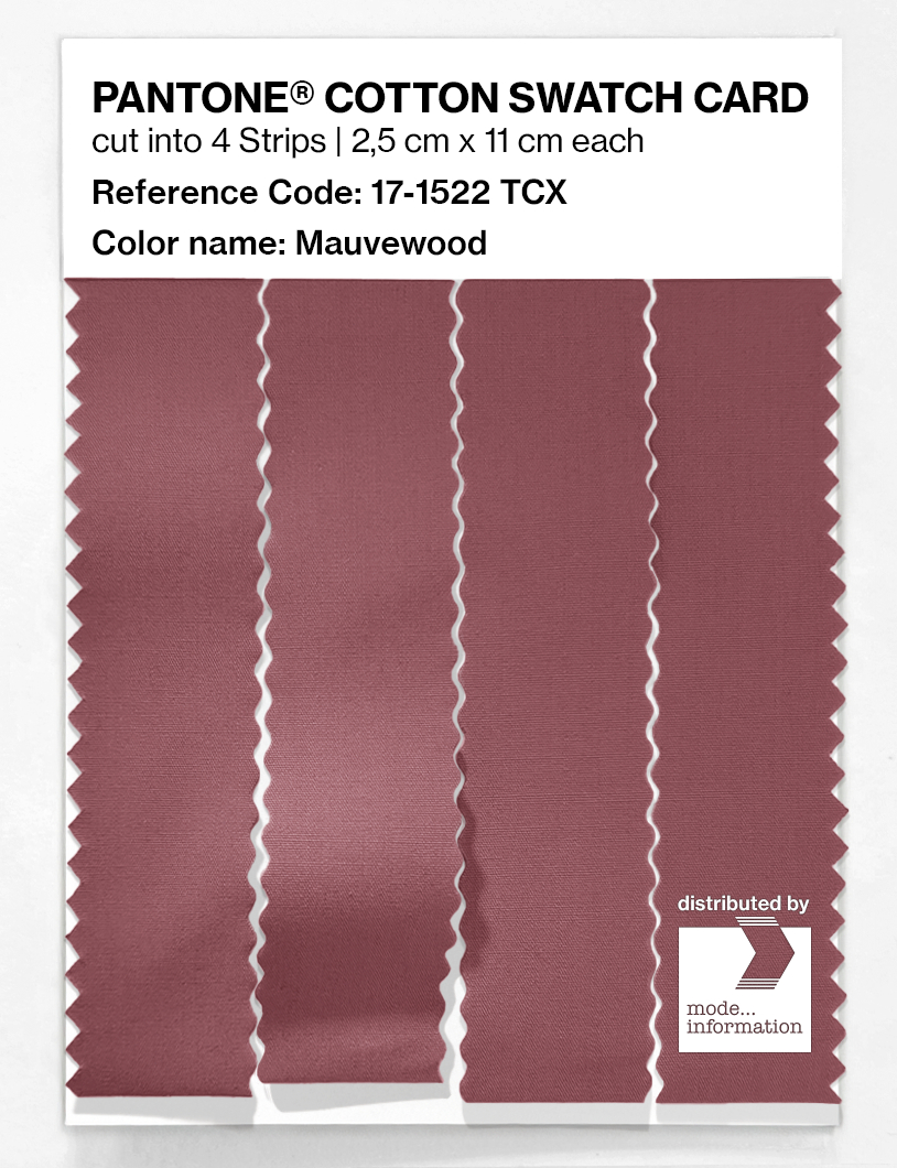 Artikelbild 3 des Artikels “PANTONE® COTTON SWATCH CARD 17-1522 TCX Mauvewood “