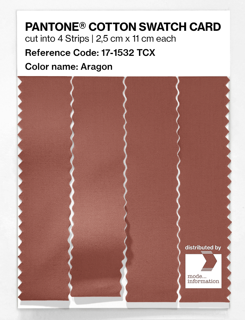 Artikelbild 3 des Artikels “PANTONE® COTTON SWATCH CARD 17-1532 TCX Aragon “