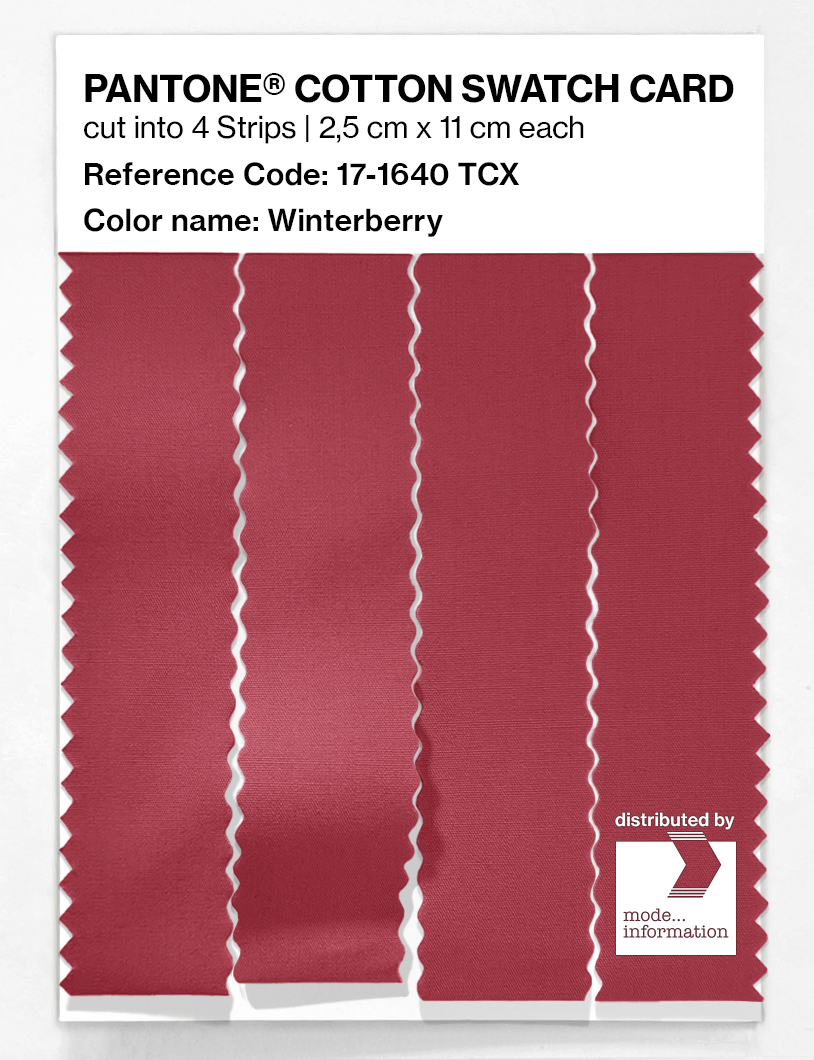 Artikelbild 3 des Artikels “PANTONE® COTTON SWATCH CARD 17-1640 TCX Winterberry “
