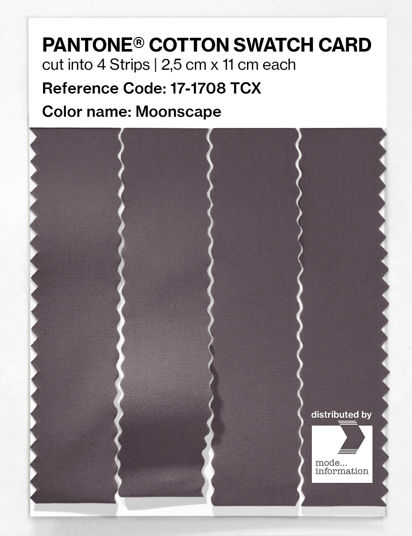 Product image 3 of the product “PANTONE® COTTON SWATCH CARD 17-1708 TCX Moonscape ”