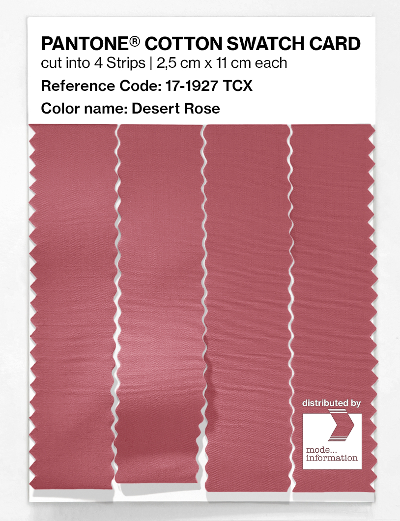 Artikelbild 3 des Artikels “PANTONE® COTTON SWATCH CARD 17-1927 TCX Desert Rose “