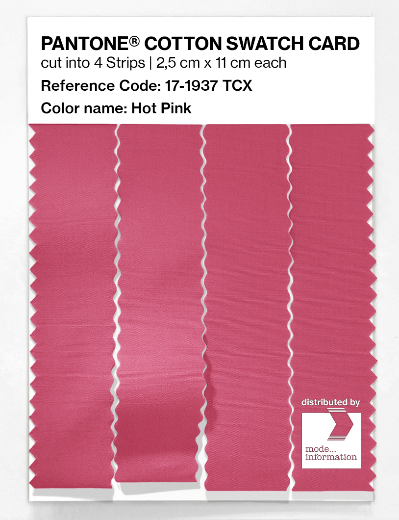 Artikelbild 3 des Artikels “PANTONE® COTTON SWATCH CARD 17-1937 TCX Hot Pink “