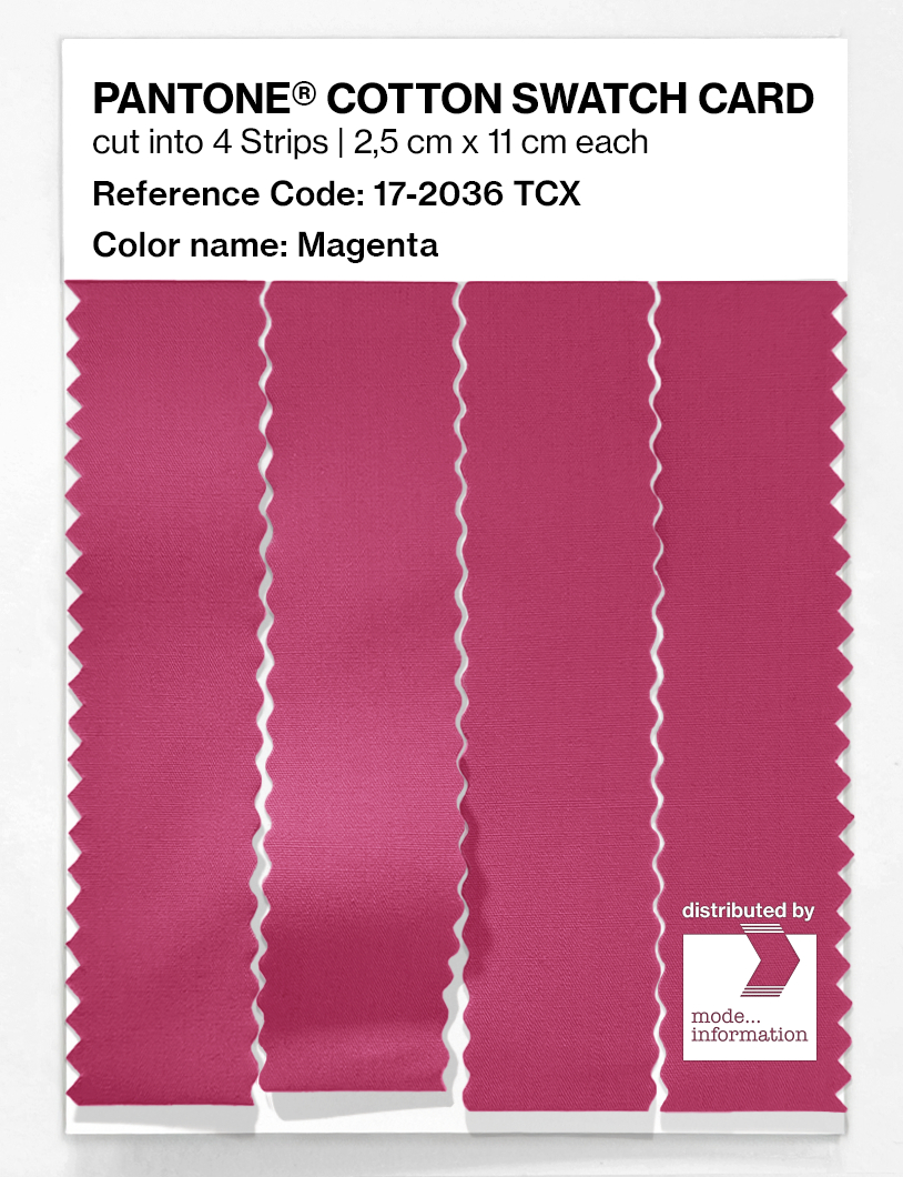 Artikelbild 3 des Artikels “PANTONE® COTTON SWATCH CARD 17-2036 TCX Magenta “