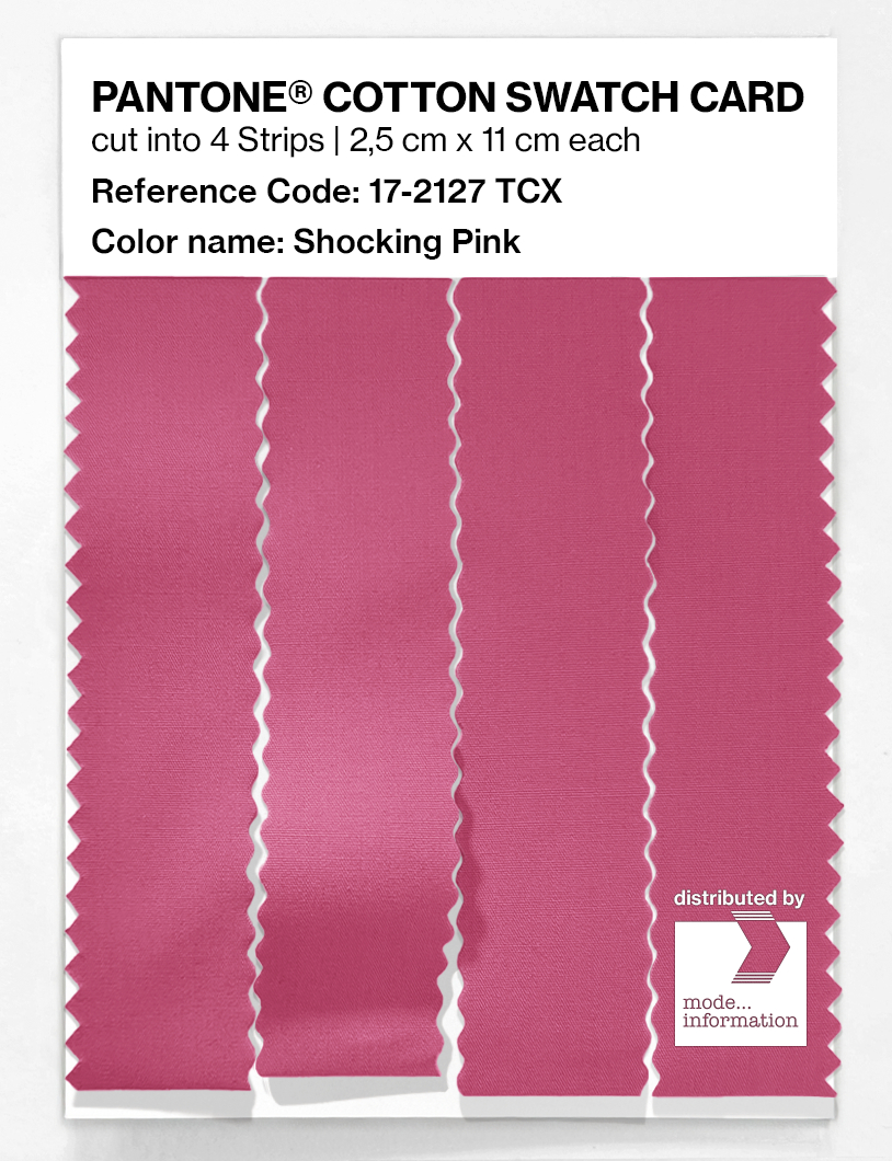 Artikelbild 3 des Artikels “PANTONE® COTTON SWATCH CARD 17-2127 TCX Shocking Pink “