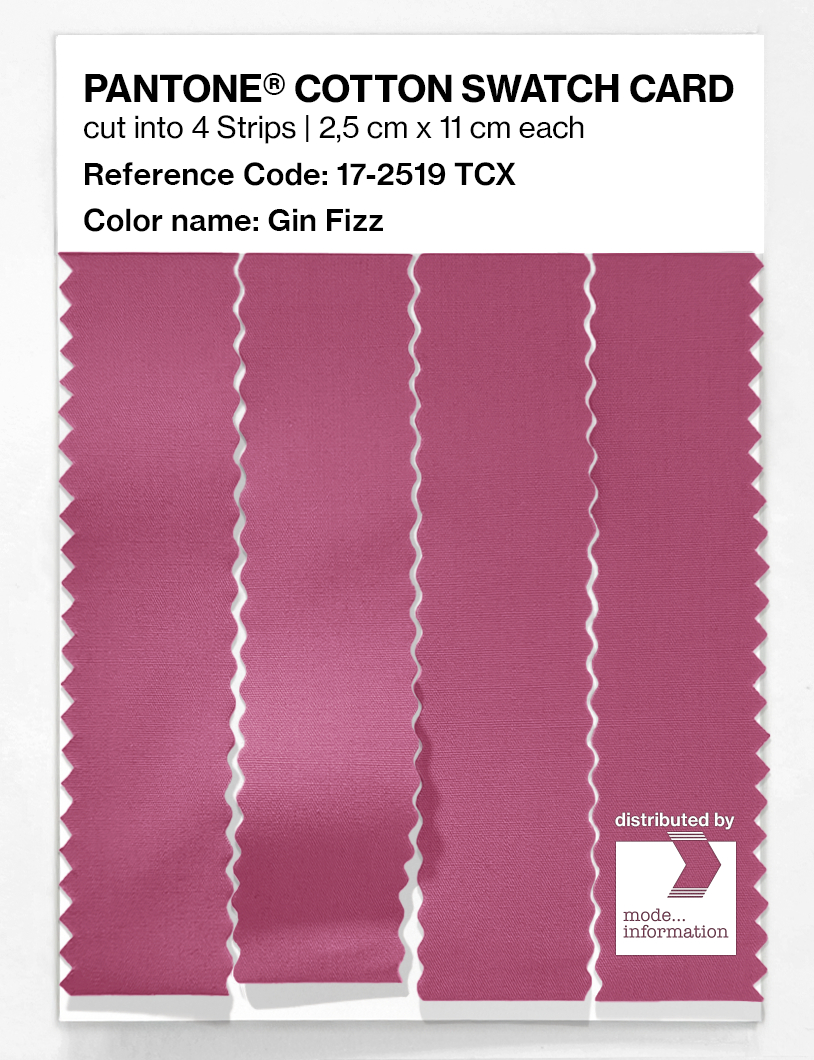 Product image 3 of the product “PANTONE® COTTON SWATCH CARD 17-2519 TCX Gin Fizz ”
