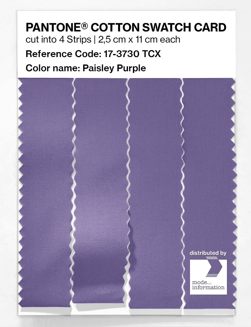 Artikelbild 3 des Artikels “PANTONE® COTTON SWATCH CARD 17-3730 TCX Paisley Purple “