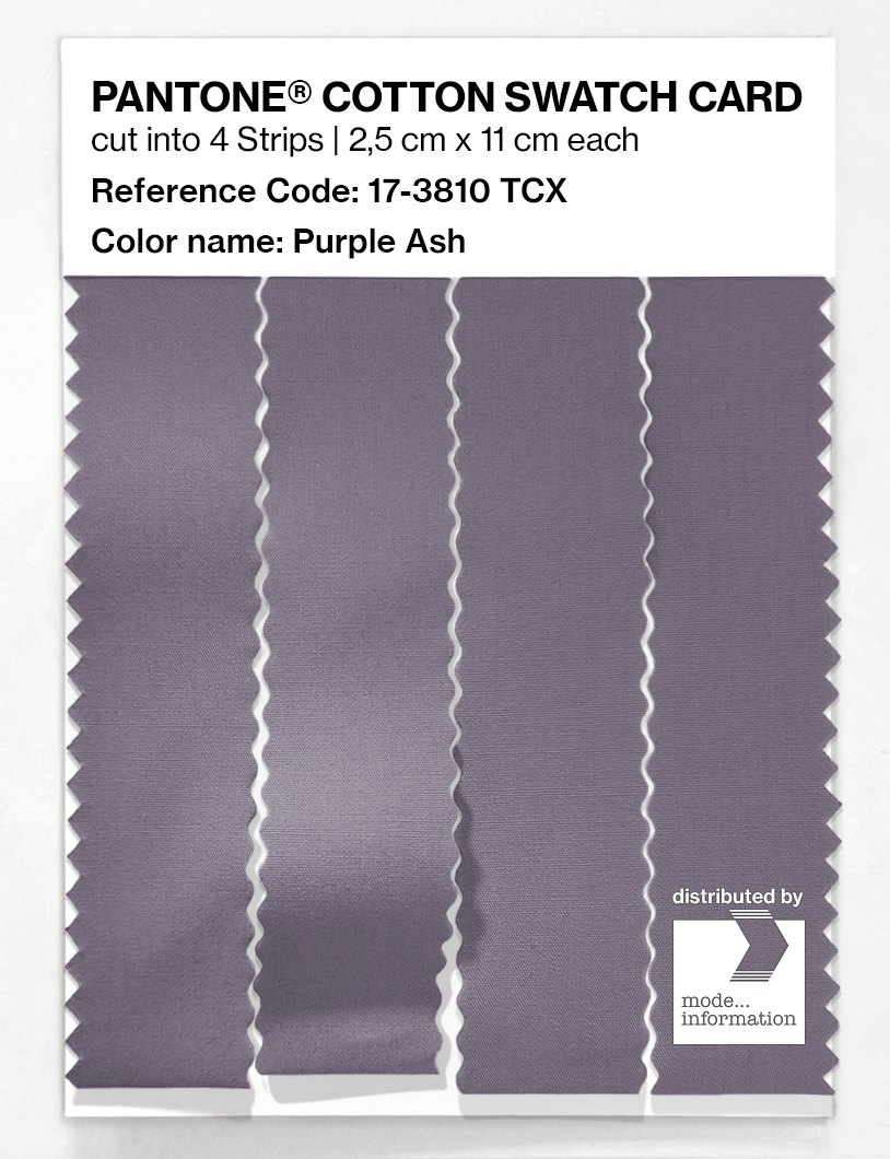 Artikelbild 3 des Artikels “PANTONE® COTTON SWATCH CARD 17-3810 TCX Purple Ash “