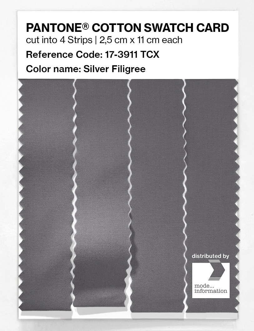 Artikelbild 3 des Artikels “PANTONE® COTTON SWATCH CARD 17-3911 TCX Silver Filigree “