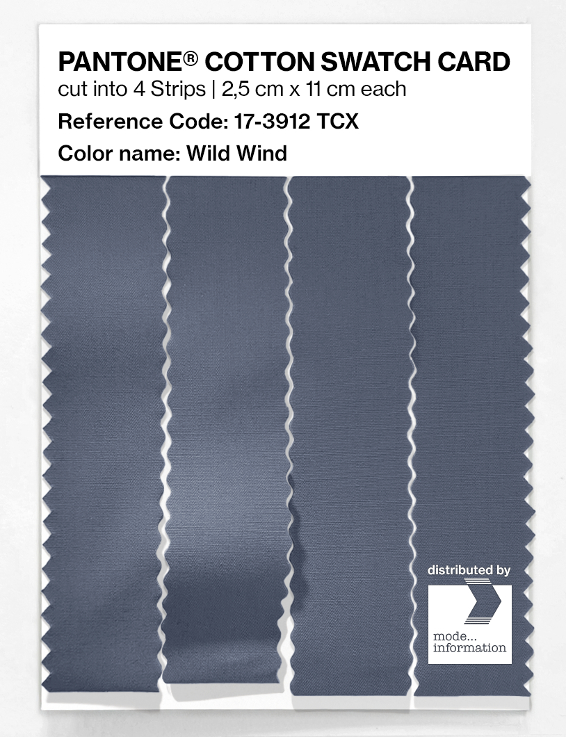 Product image 3 of the product “PANTONE® COTTON SWATCH CARD 17-3912 TCX Wild Wind ”