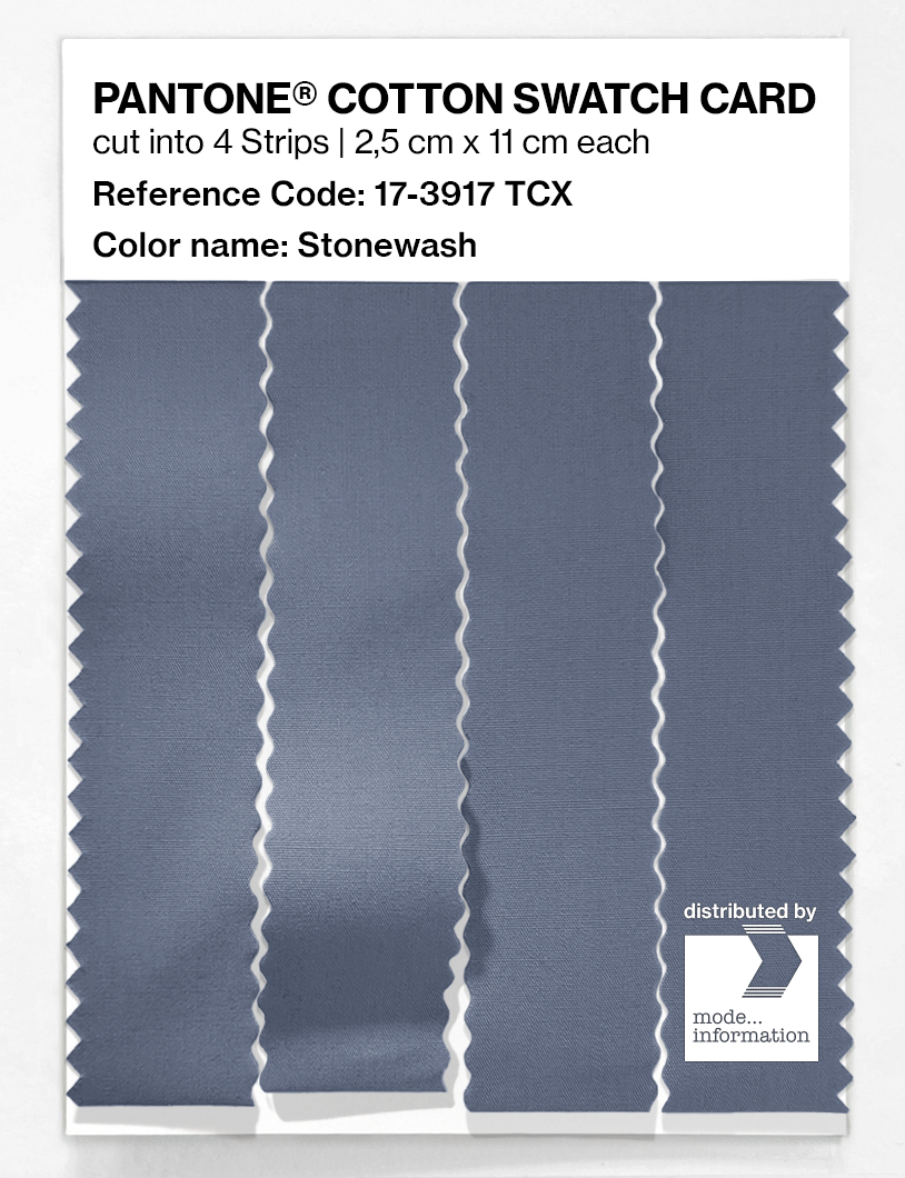 Product image 3 of the product “PANTONE® COTTON SWATCH CARD 17-3917 TCX Stonewash ”