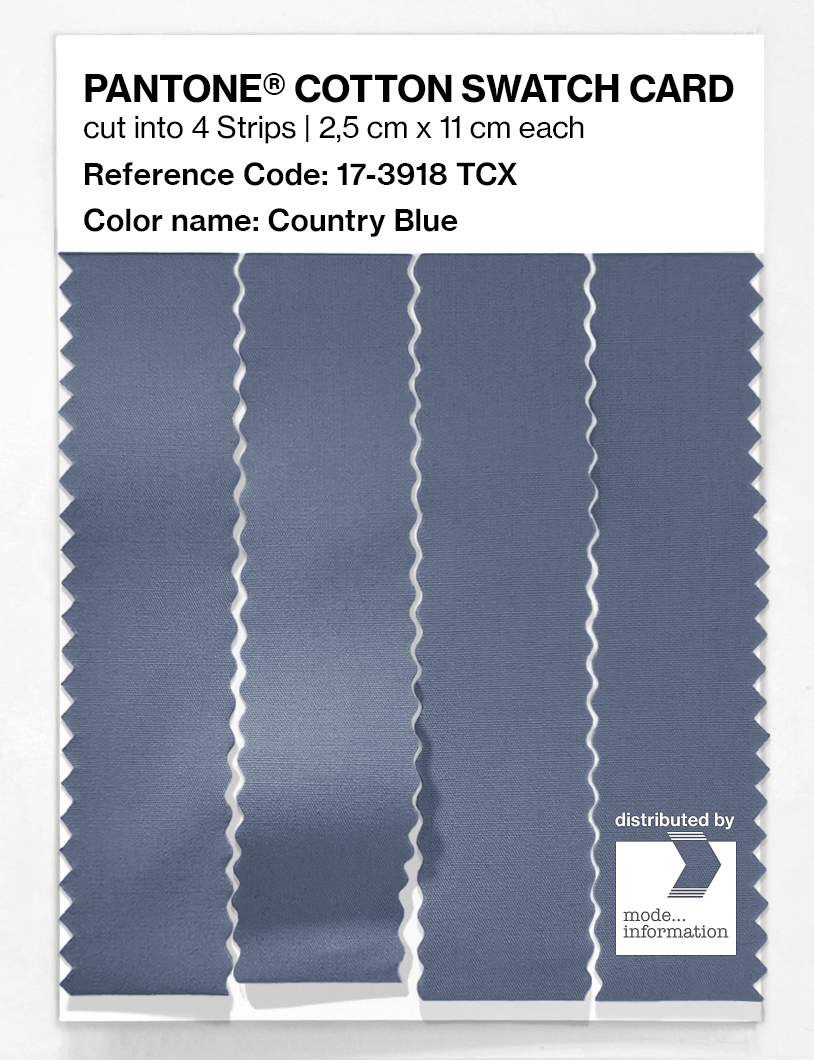 Artikelbild 3 des Artikels “PANTONE® COTTON SWATCH CARD 17-3918 TCX Country Blue “