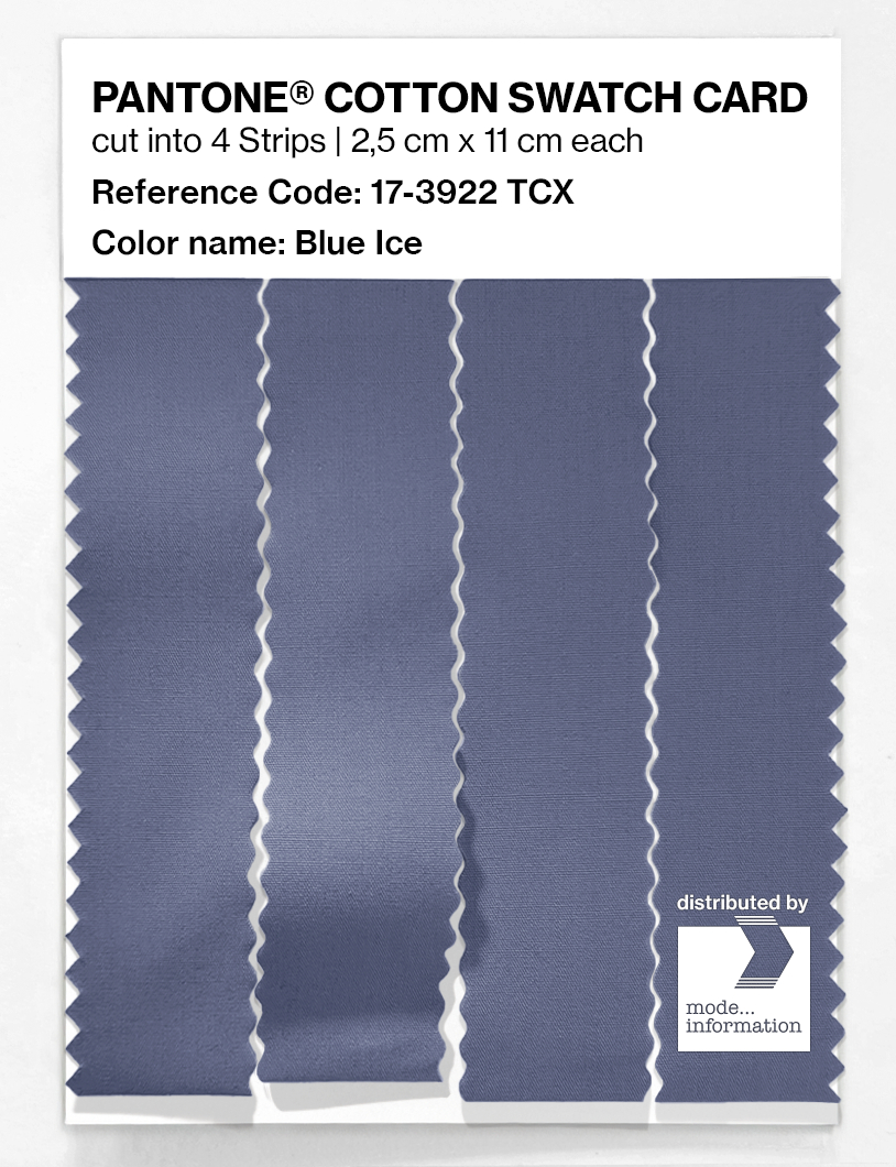 Product image 3 of the product “PANTONE® COTTON SWATCH CARD 17-3922 TCX Blue Ice ”