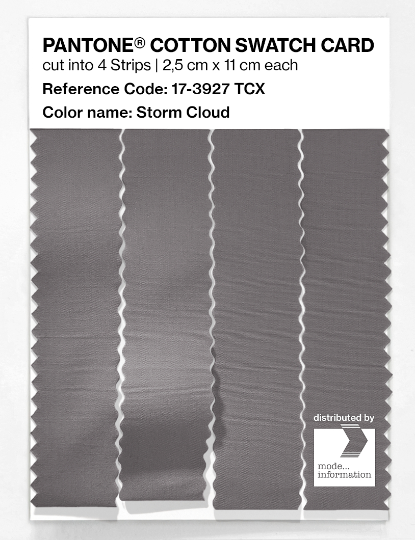 Artikelbild 3 des Artikels “PANTONE® COTTON SWATCH CARD 17-3927 TCX Storm Cloud “