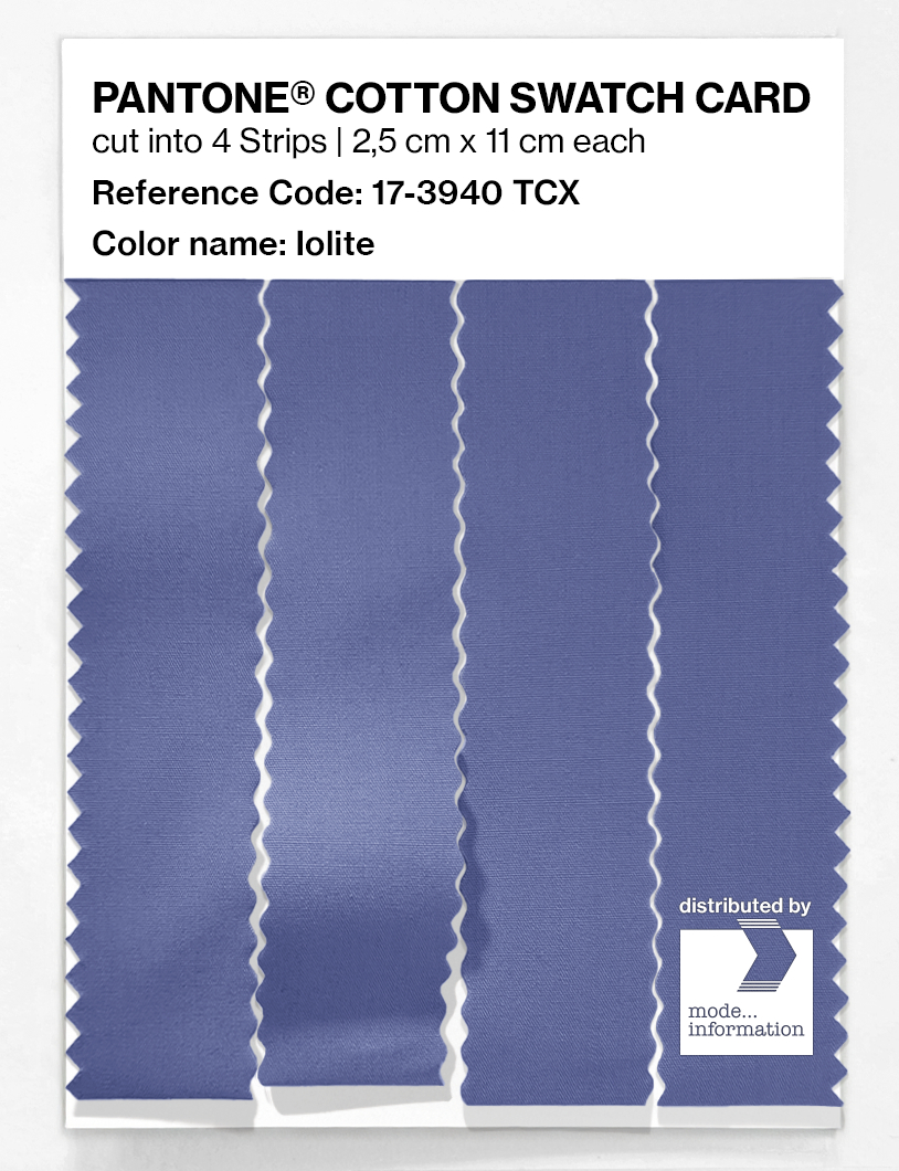 Artikelbild 3 des Artikels “PANTONE® COTTON SWATCH CARD 17-3940 TCX Iolite “