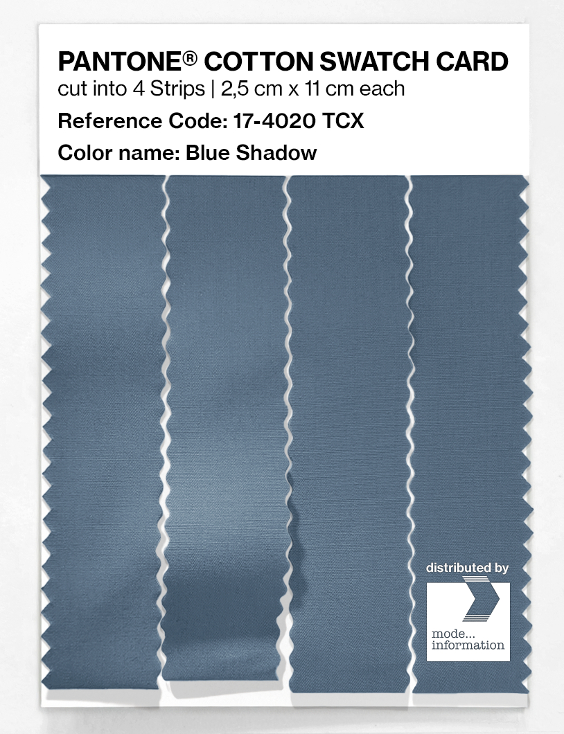 Artikelbild 3 des Artikels “PANTONE® COTTON SWATCH CARD 17-4020 TCX Blue Shadow “