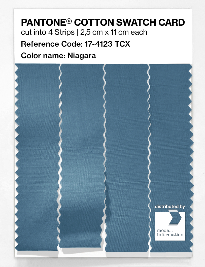 Artikelbild 3 des Artikels “PANTONE® COTTON SWATCH CARD 17-4123 TCX Niagara “