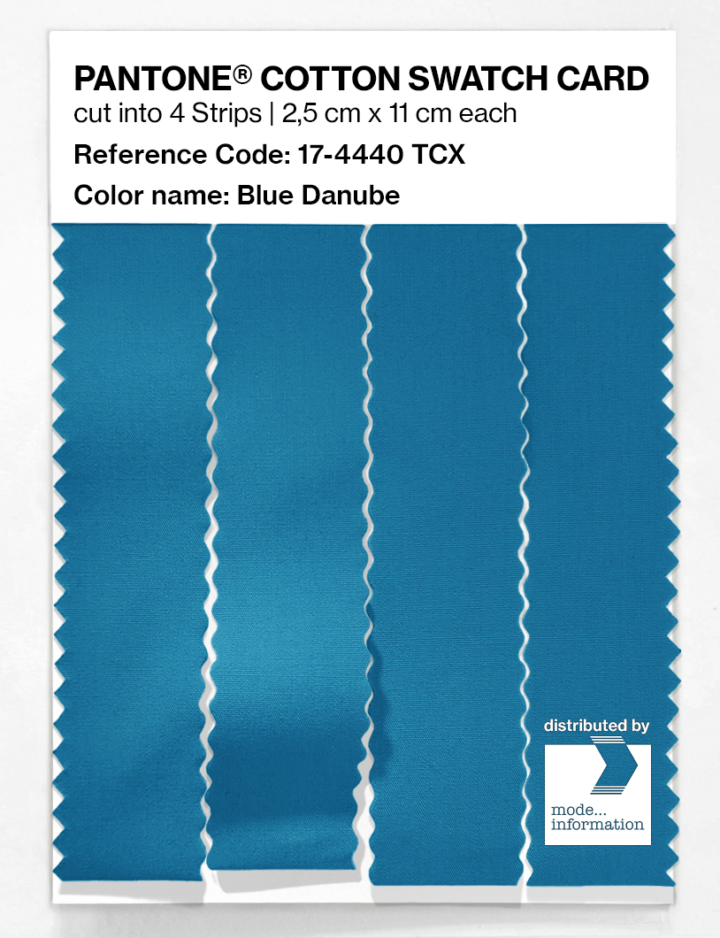 Artikelbild 3 des Artikels “PANTONE® COTTON SWATCH CARD 17-4440 TCX Blue Danube “