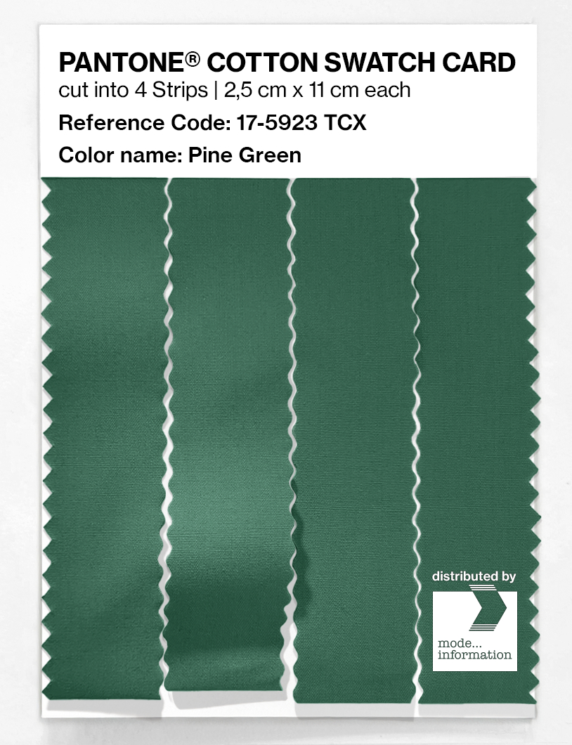 Artikelbild 3 des Artikels “PANTONE® COTTON SWATCH CARD 17-5923 TCX Pine Green “