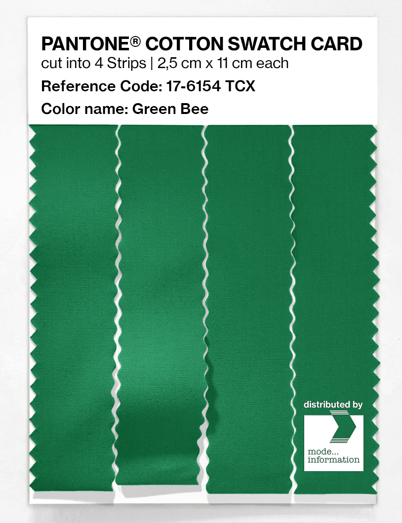 Artikelbild 3 des Artikels “PANTONE® COTTON SWATCH CARD 17-6154 TCX Green Bee “