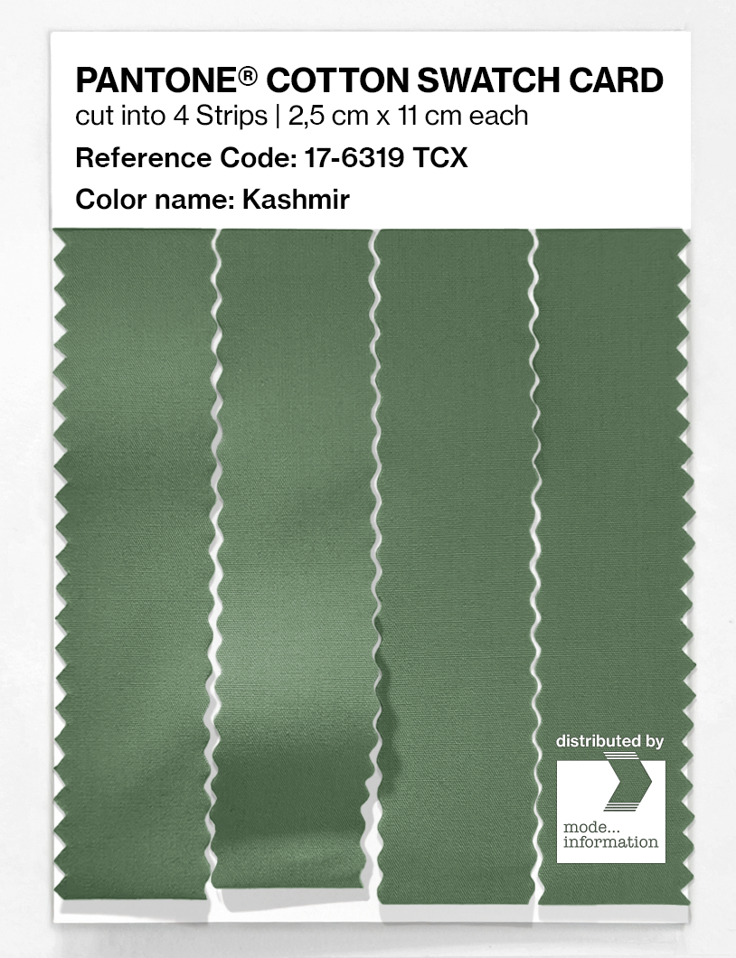 Product image 3 of the product “PANTONE® COTTON SWATCH CARD 17-6319 TCX Kashmir ”