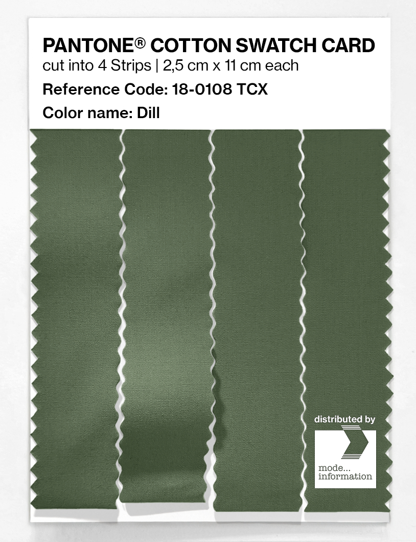 Artikelbild 3 des Artikels “PANTONE® COTTON SWATCH CARD 18-0108 TCX Dill “