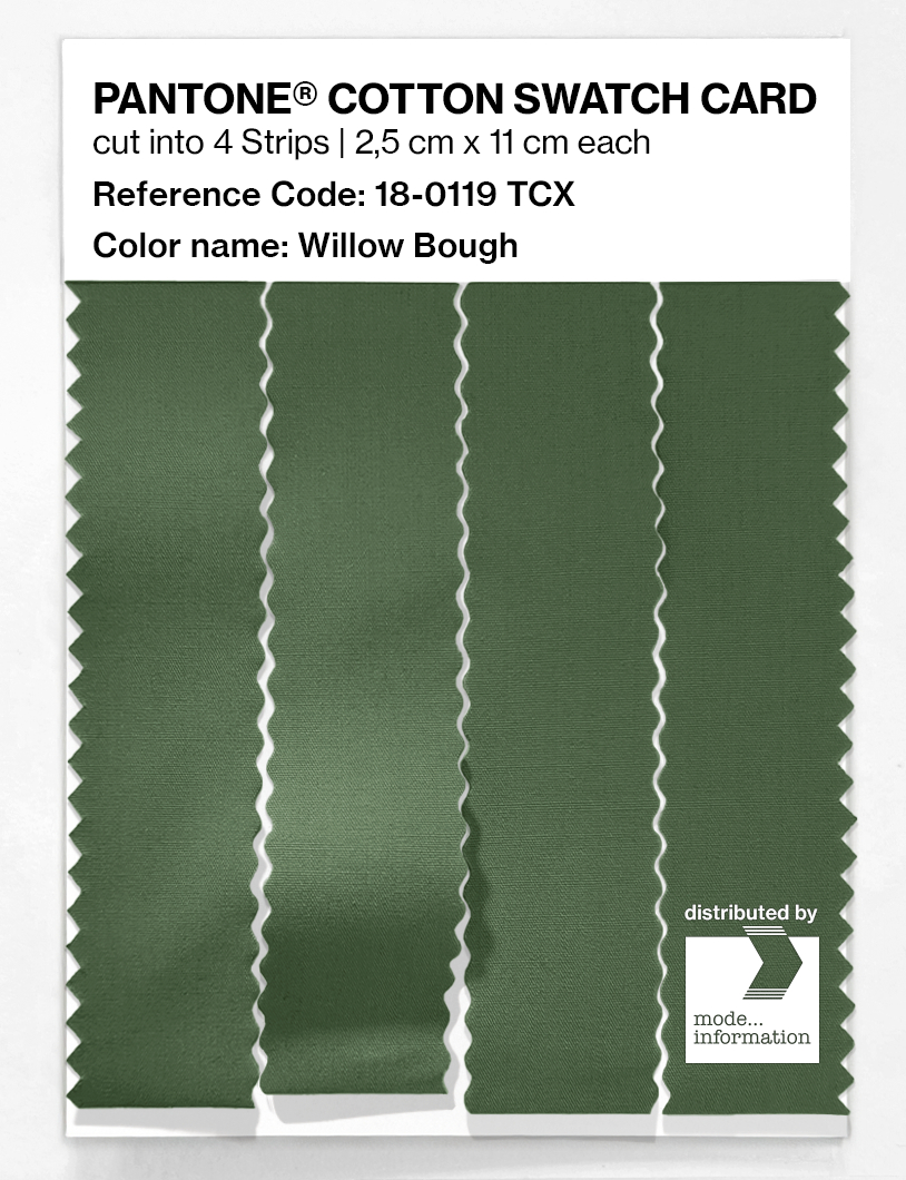 Artikelbild 3 des Artikels “PANTONE® COTTON SWATCH CARD 18-0119 TCX Willow Bough “