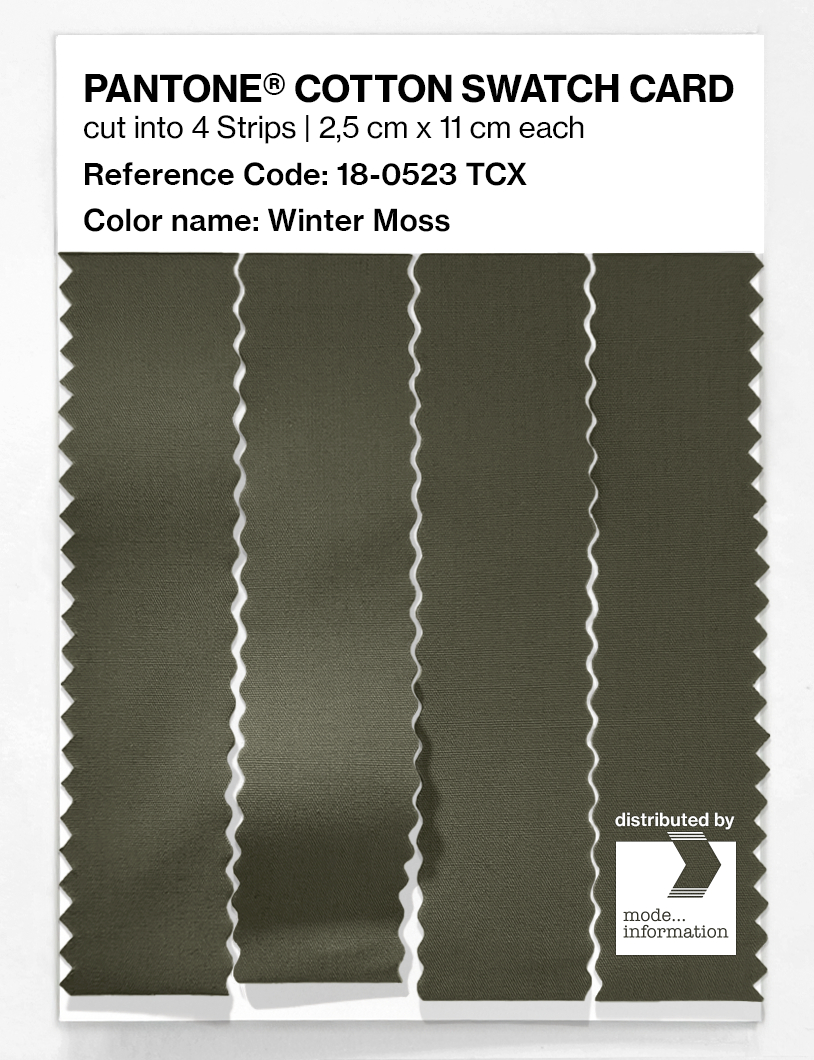 Artikelbild 3 des Artikels “PANTONE® COTTON SWATCH CARD 18-0523 TCX Winter Moss “