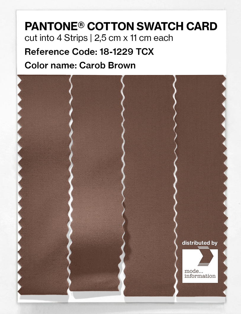 Artikelbild 3 des Artikels “PANTONE® COTTON SWATCH CARD 18-1229 TCX Carob Brown “