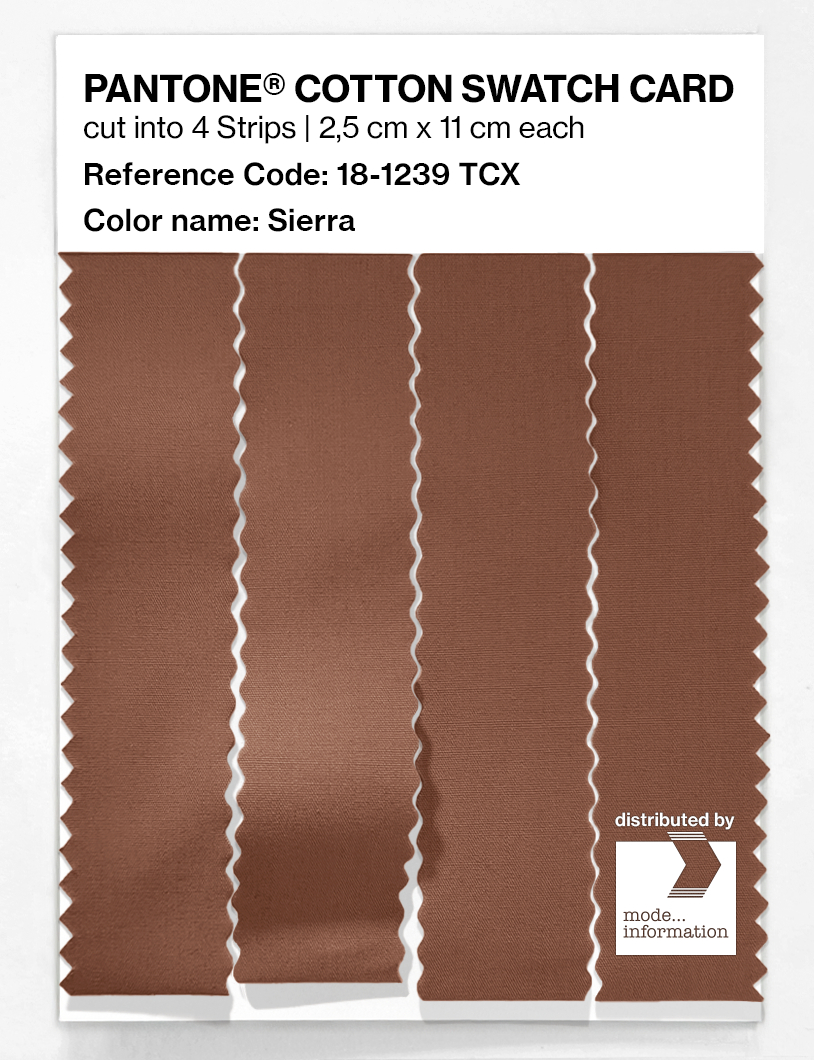 Artikelbild 3 des Artikels “PANTONE® COTTON SWATCH CARD 18-1239 TCX Sierra “