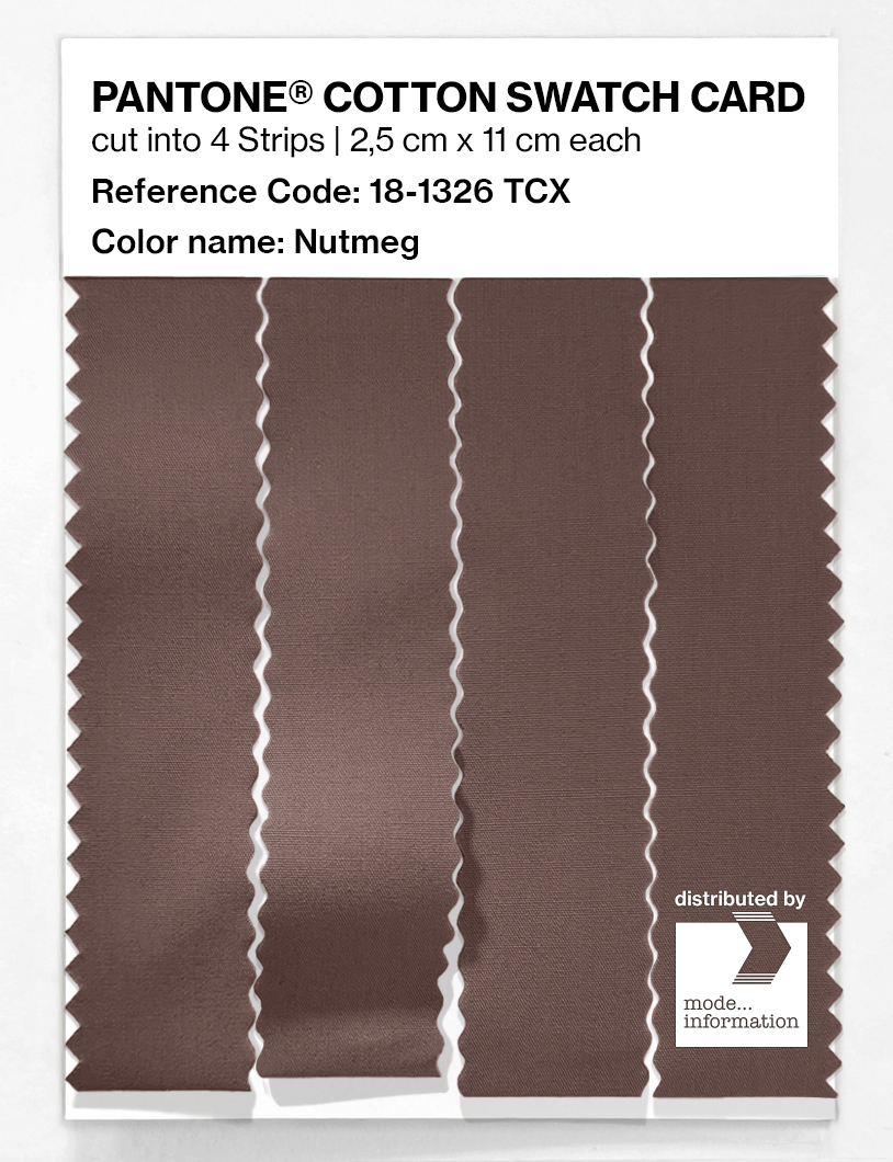 Artikelbild 3 des Artikels “PANTONE® COTTON SWATCH CARD 18-1326 TCX Nutmeg “