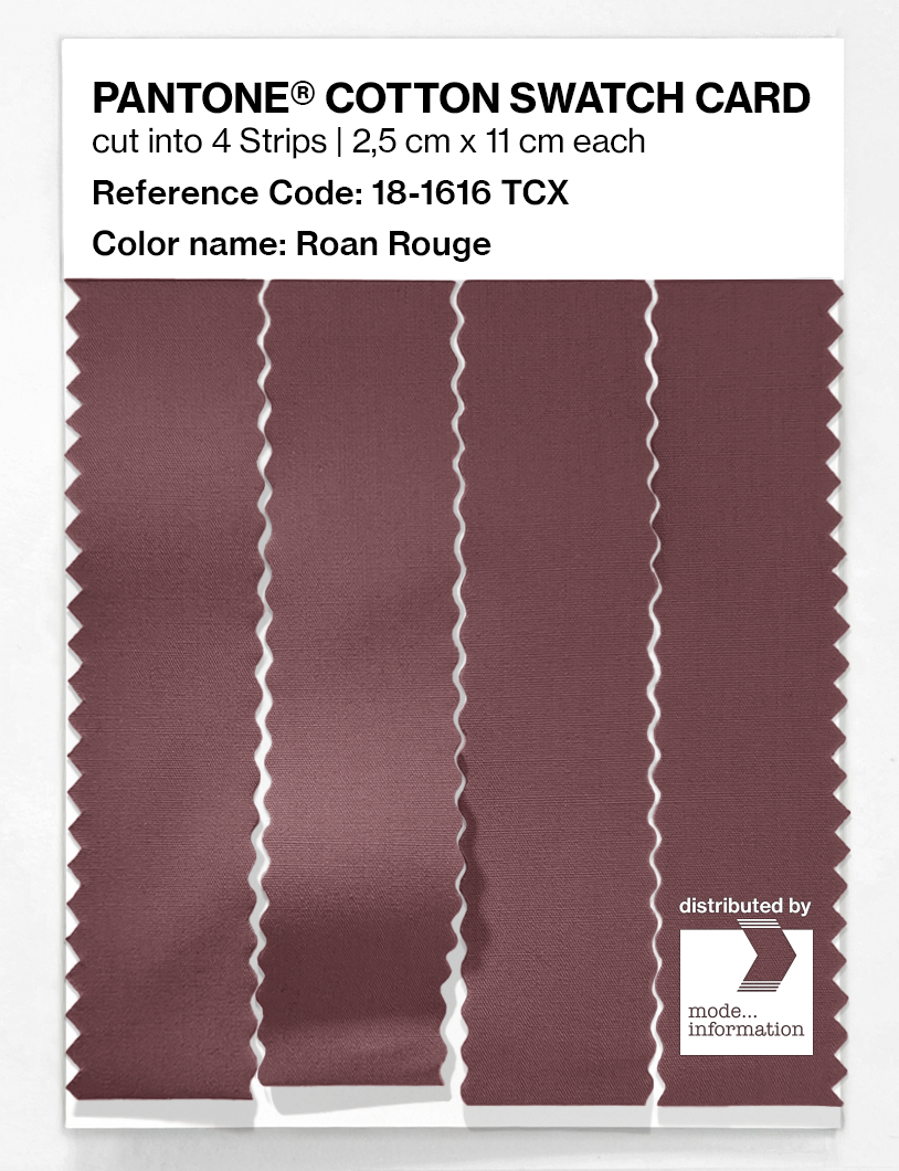Artikelbild 3 des Artikels “PANTONE® COTTON SWATCH CARD 18-1616 TCX Roan Rouge “