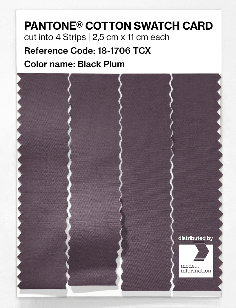 Artikelbild 3 des Artikels “PANTONE® COTTON SWATCH CARD 18-1706 TCX Black Plum “