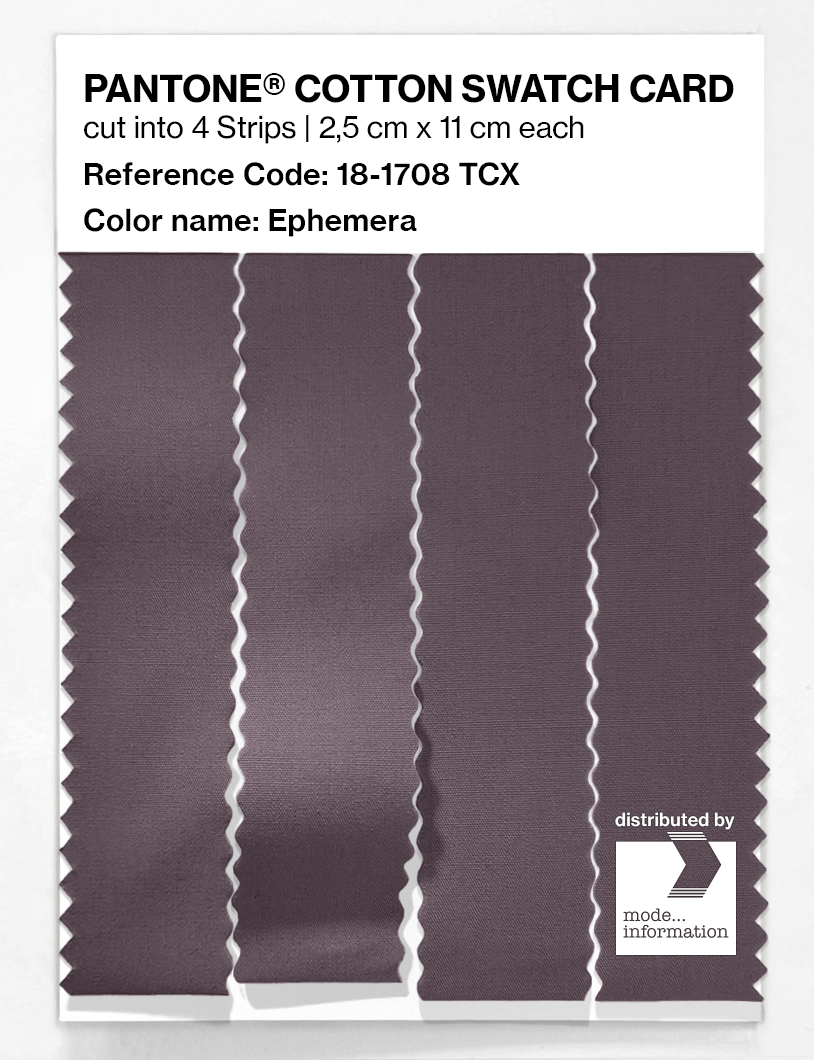 Product image 3 of the product “PANTONE® COTTON SWATCH CARD 18-1708 TCX Ephemera ”
