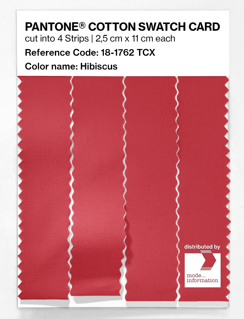 Artikelbild 3 des Artikels “PANTONE® COTTON SWATCH CARD 18-1762 TCX Hibiscus “