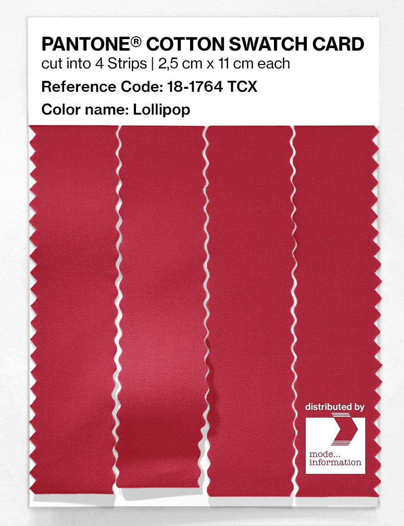 Artikelbild 3 des Artikels “PANTONE® COTTON SWATCH CARD 18-1764 TCX Lollipop “