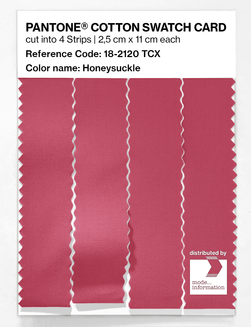 Artikelbild 3 des Artikels “PANTONE® COTTON SWATCH CARD 18-2120 TCX Honeysuckle “