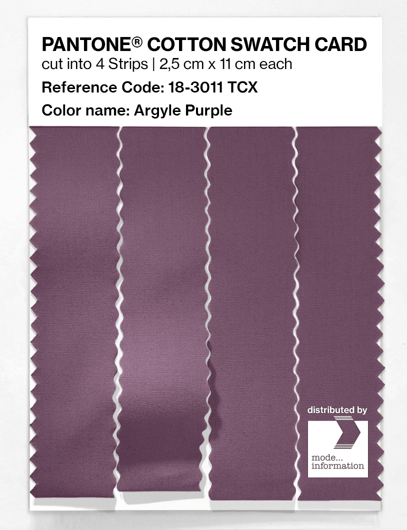 Artikelbild 3 des Artikels “PANTONE® COTTON SWATCH CARD 18-3011 TCX Argyle Purple “