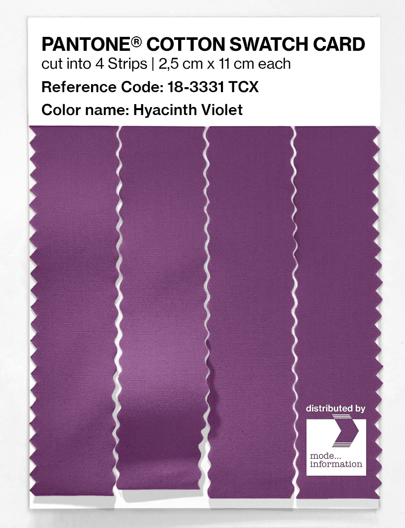 Artikelbild 3 des Artikels “PANTONE® COTTON SWATCH CARD 18-3331 TCX Hyacinth Violet “