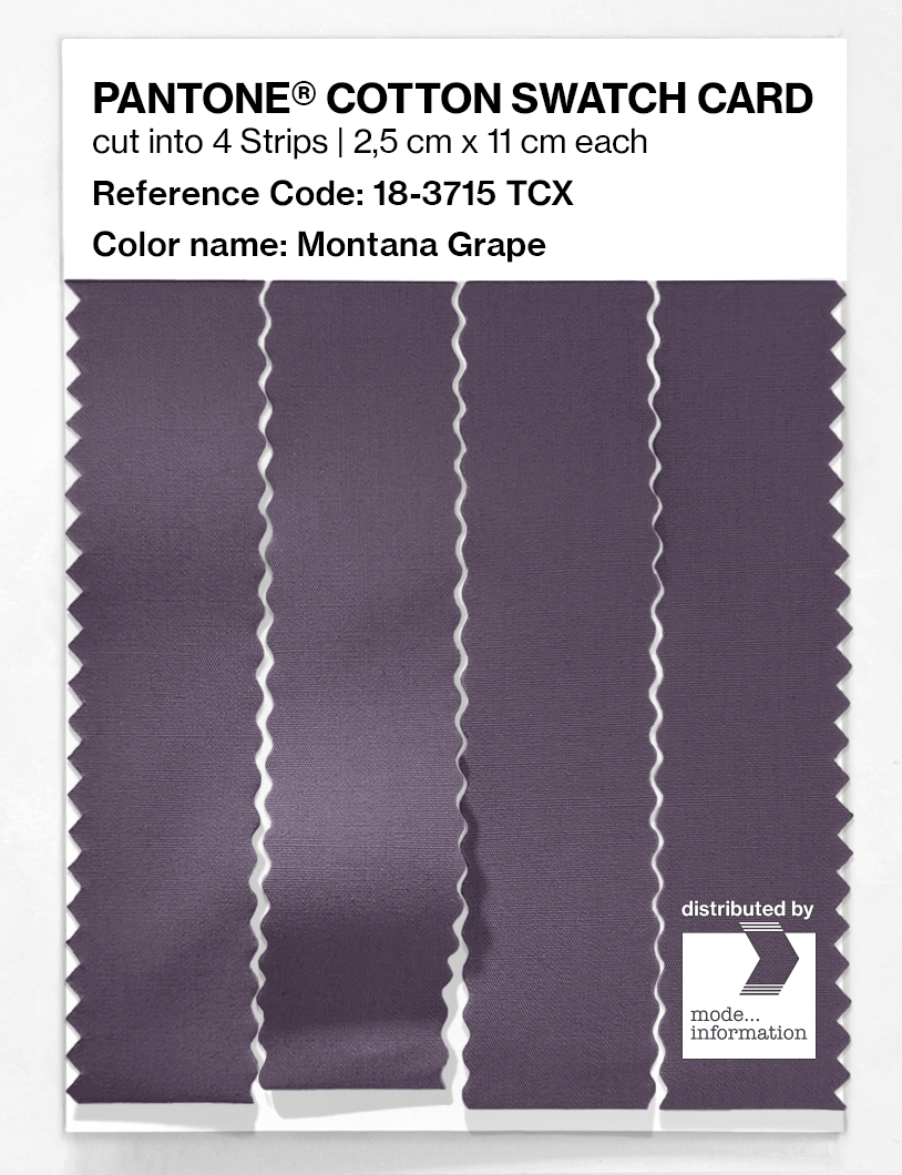 Artikelbild 3 des Artikels “PANTONE® COTTON SWATCH CARD 18-3715 TCX Montana Grape “