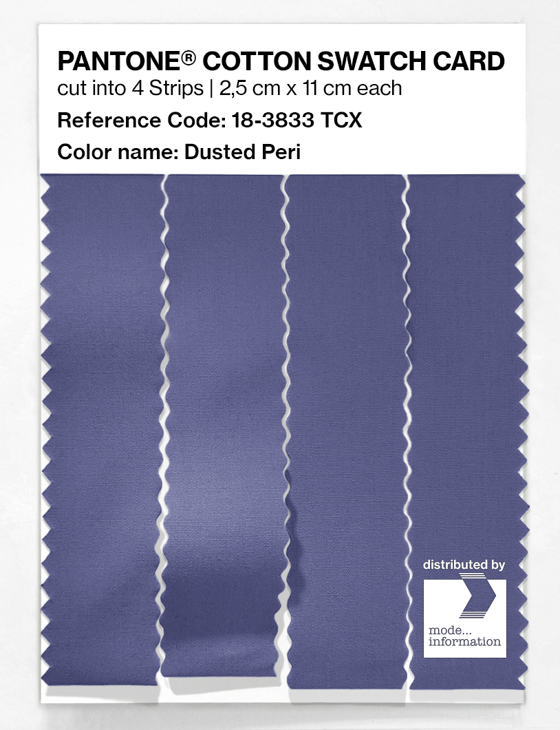 Artikelbild 3 des Artikels “PANTONE® COTTON SWATCH CARD 18-3833 TCX Dusted Peri “