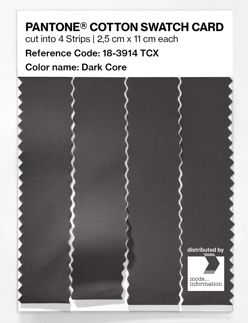 Product image 3 of the product “PANTONE® COTTON SWATCH CARD 18-3914 TCX Dark Core ”