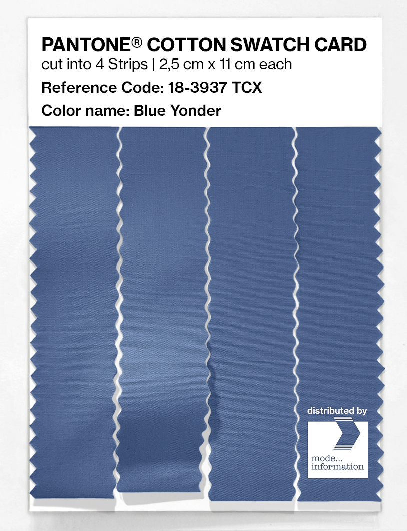 Artikelbild 3 des Artikels “PANTONE® COTTON SWATCH CARD 18-3937 TCX Blue Yonder “