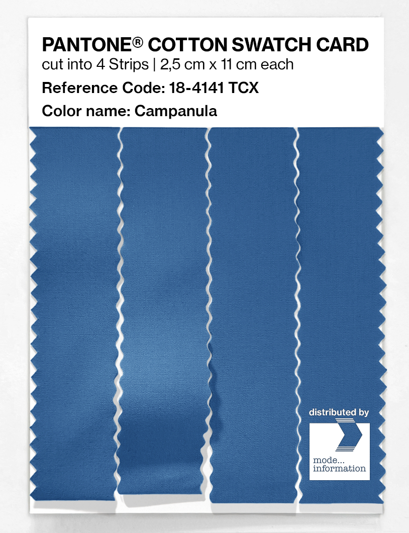 Artikelbild 3 des Artikels “PANTONE® COTTON SWATCH CARD 18-4141 TCX Campanula “