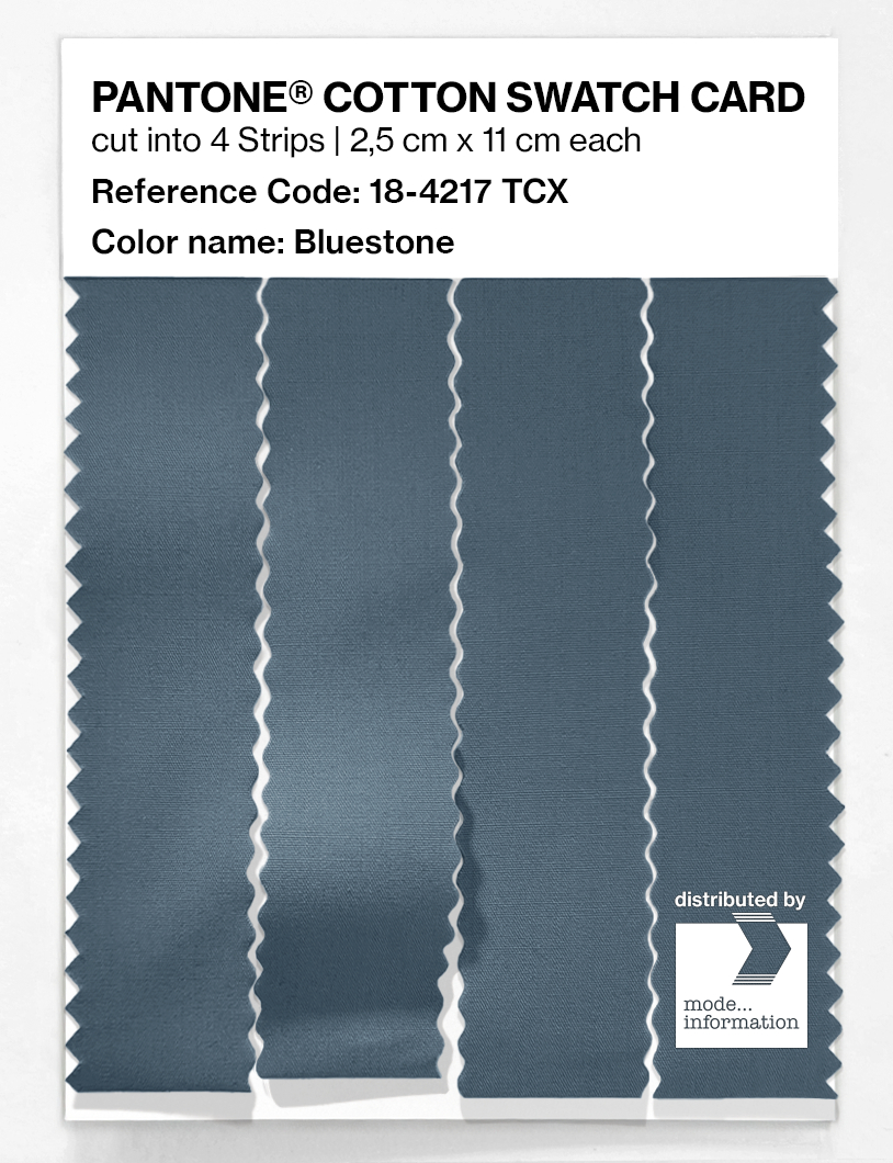 Artikelbild 3 des Artikels “PANTONE® COTTON SWATCH CARD 18-4217 TCX Bluestone “