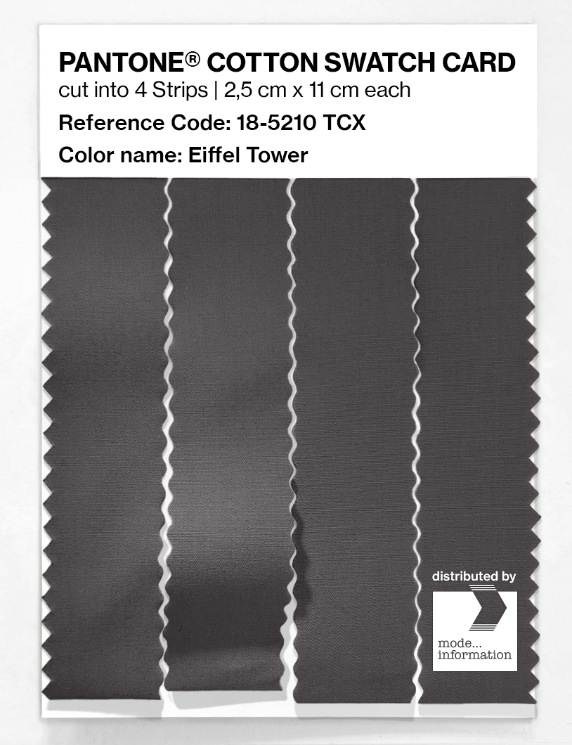 Artikelbild 3 des Artikels “PANTONE® COTTON SWATCH CARD 18-5210 TCX Eiffel Tower “