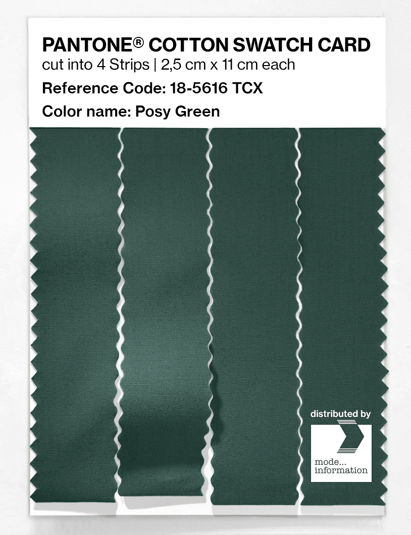 Artikelbild 3 des Artikels “PANTONE® COTTON SWATCH CARD 18-5616 TCX Posy Green “